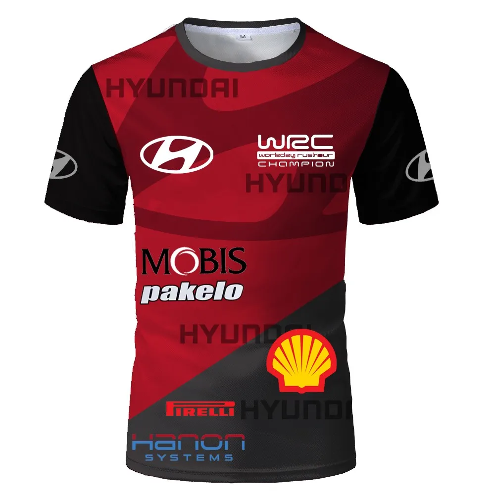 Car Icon Men'S T-Shirt 3d Printing Short-Sleeved Red Racing Logo Pattern O-Neck Oversized T-Shirt For Men And Women Sportswear Car Icon Men'S T-Shirt 3d Printing Short-Sleeved Red Racing Logo Pattern O-Neck Oversized T-Shirt For Men And Women Sportswear