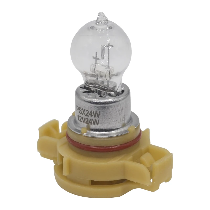Downhill PSX24W Fog Light Bulbs - 12V 24W 3500K White Halogen Bulbs With Quartz Glass
