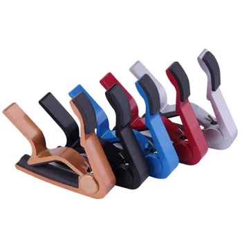 

High Quality Aluminium Alloy Metal New Guitar Capo Quick Change Clamp Key Acoustic Classic Guitar Capo For Tone Adjusting