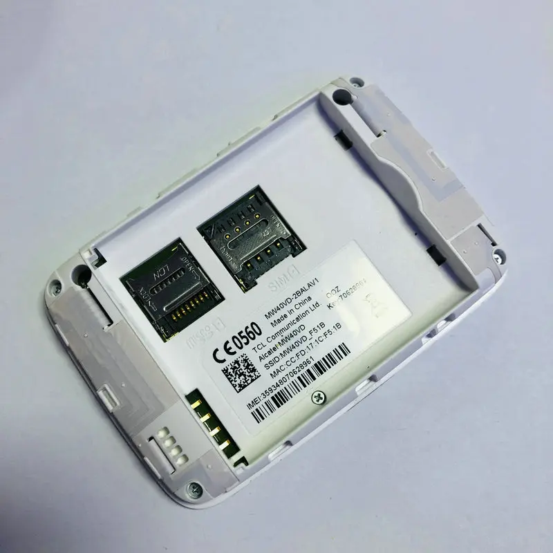 Разблокировка Alcatel MW40 MW40 беспроводной 4G маршрутизатор 4G LTE WiFi точка доступа 150 Мбит/с