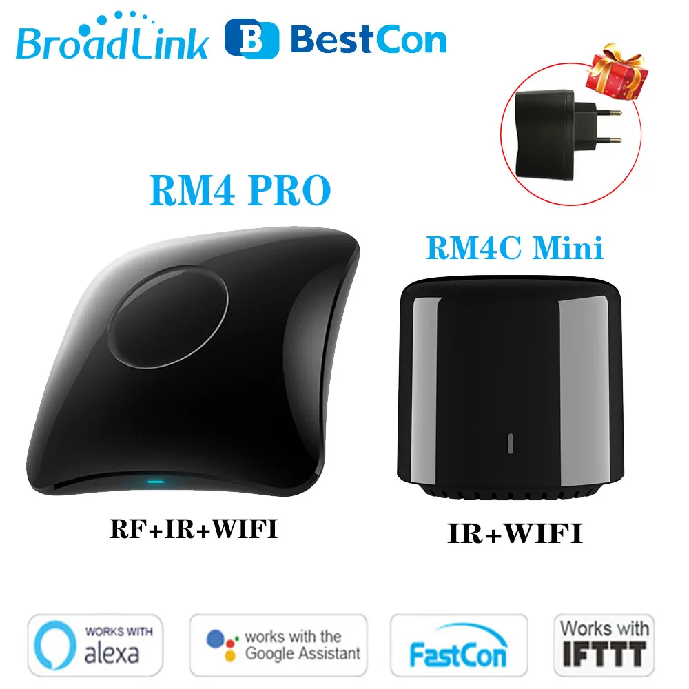 Broadlink RM4 PRO Rm4C Мини Универсальный Интеллектуальный пульт дистанционного