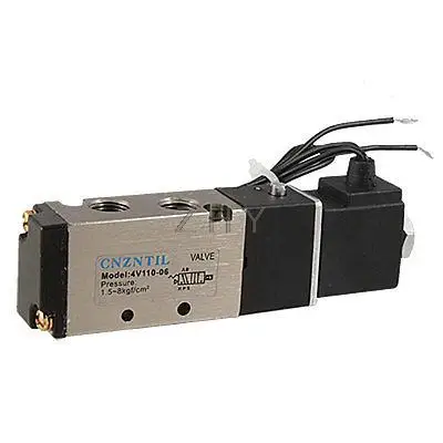 4V110-06 5 способов 2_позиционный Пневматический электромагнитный клапан