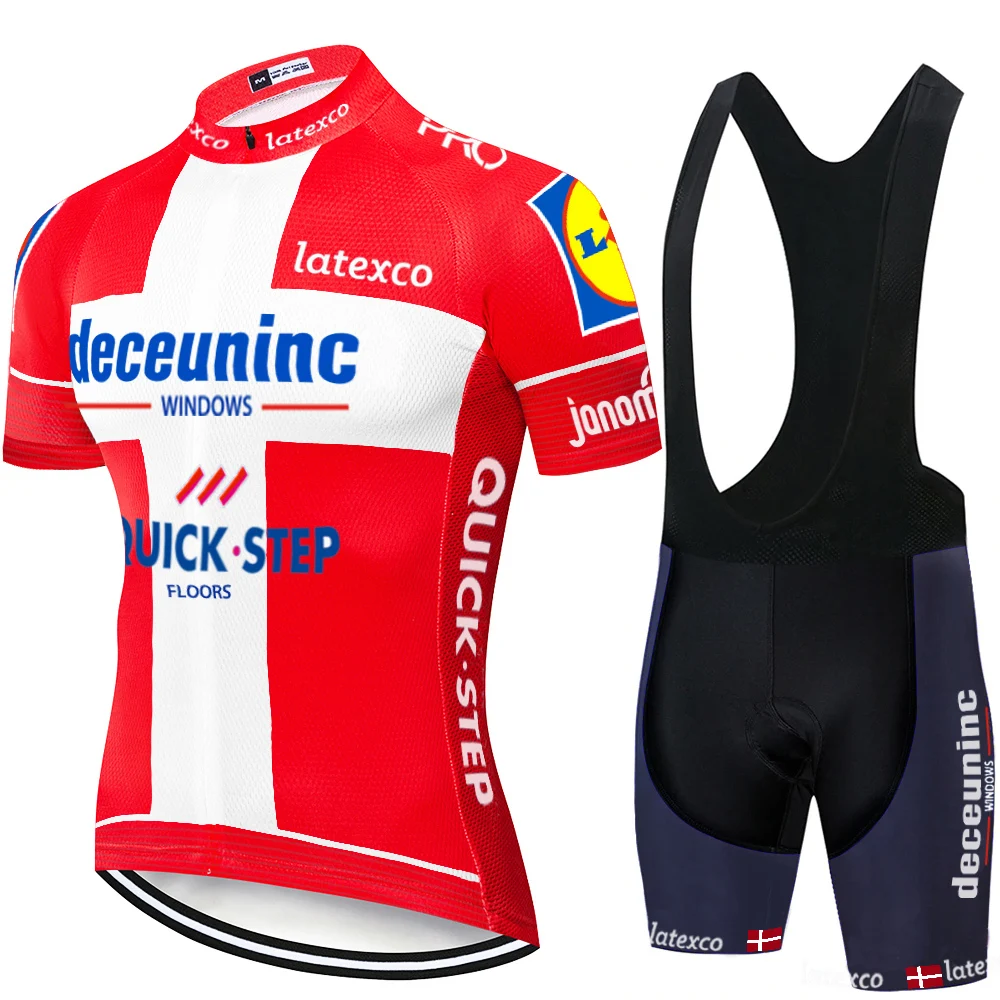 2019 Quickstep мужской велосипедный комплект велосипедная майка быстросохнущая одежда