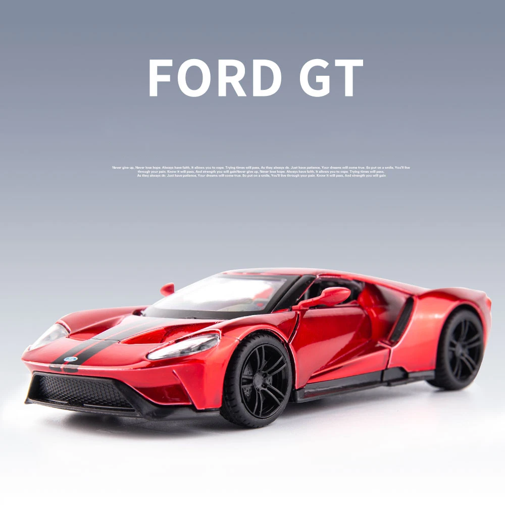 1:32 Ford GT 2017 Le Mans V8 гоночный автомобиль модель автомобиля из сплава литой и