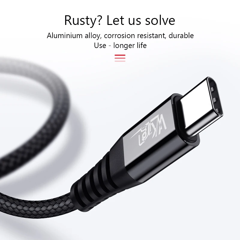 Зарядный кабель VVKing PD типа C 1 2 м быстрая зарядка для Samsung Huawei Xiaomi MacBook PD3.0 Type