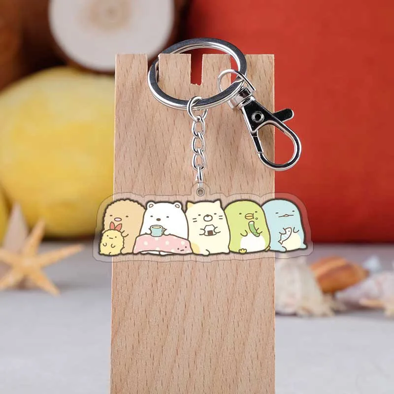 Sumikko Gurashi брелок с милым животным Sumikko Gurashi акриловый брелок с подвеской - Цвет: H40