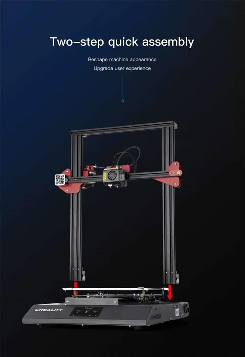 creality 3d printer Creality Upgrade CR-10S Pro V2 3D Printer with BL Touch Silent Mother Board 500W Meanwell Power Supply Full LCD Touchscreen 3d printing machine