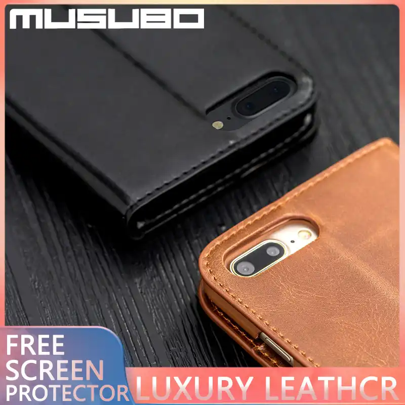 Musubo Luxury For Iphone Se Leather Case Cover Phone Holster Se 2 For Iphone 12 Pro Max Xr 11 Fundas Full Shockproof Magnet Flip Cases Aliexpress