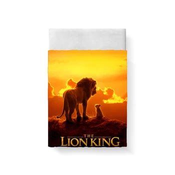 

The Lion King Bed Sheet Bed Linen Poplin Edredones Cotton Posciel De Cama Couple Single Euro Kids Twin Xl Bedding Child Queen 3D