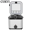 CUKYI Household/Commercial Electric Fryer 2.5L Frying Machine French Fries Maker Deep Oven Fried Chicken Grill BBQ Tool 110/220V 5
