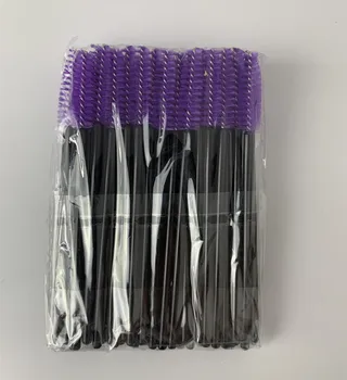 

50Pcs Disposable Crystal Eyelash Brush Mascara Wands Applicator Grafting Eyelash Curling Comb Beauty Makeup Tool