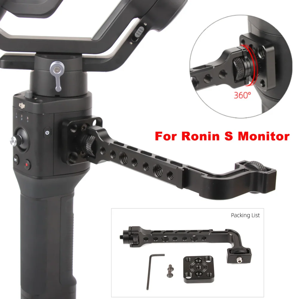 JINSERTA удлинитель Кронштейн для мониторов Ronin S Magic Arm холодное крепление для микрофона светодиодный видео свет для DJI Ronin S SC