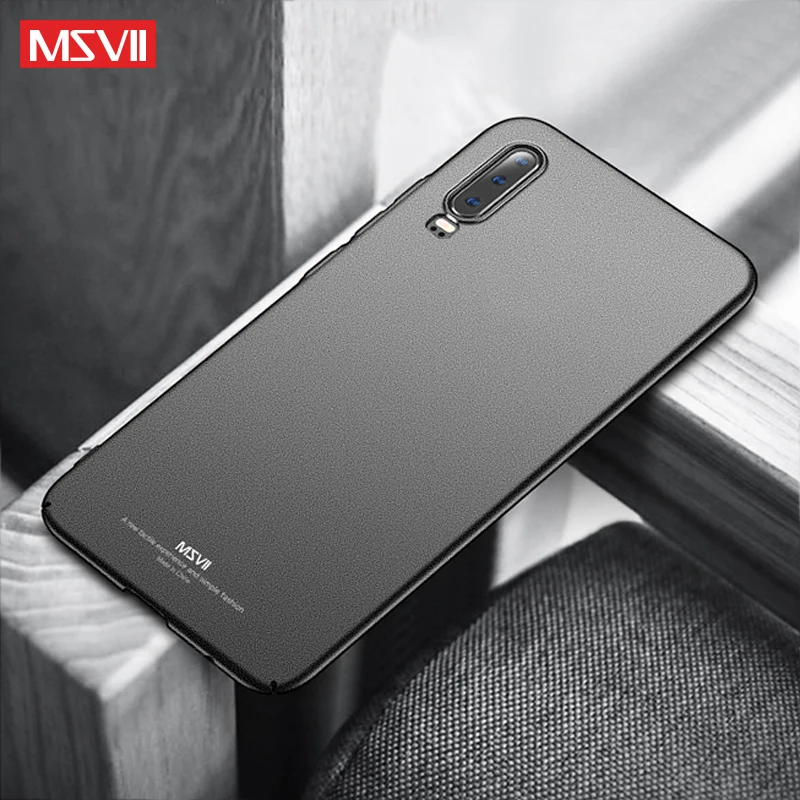 Для huawei P30 чехол MSVII Жесткий PC матовый чехол Ультра Тонкие Матовые чехлы для huawei P20 P30Lite P30 Lite Pro Чехол