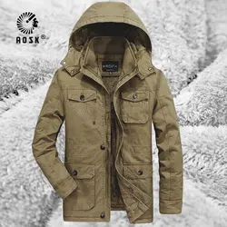 Большие размеры 8XL 100% хлопок мужская зимняя теплая меховая обувь флисовая куртка для мужчин Военная Рабочая куртка тактические военные