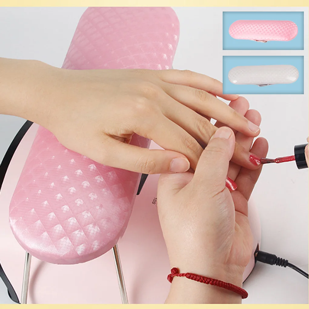

Nail Art Pillow Leather Arm Rest Cushion Waterproof Wrist Support Hand Holder Pad Soft Washable Pillow Stand for Nail Art Tool