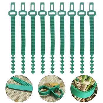 

15PCS Gardening Garden Tree Strapping Band Climbing Plant Plastic Buckle