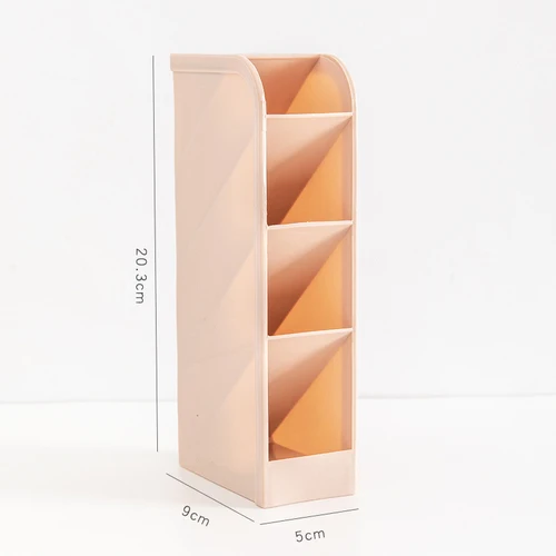 S plastic pink Многофункциональный настольный держатель для ручек с 4 Сетками, чехол для хранения для офиса и школы, пластиковая коробка, настольный карандаш ручка, органайзер pf92606543 - Цвет: S plastic pink