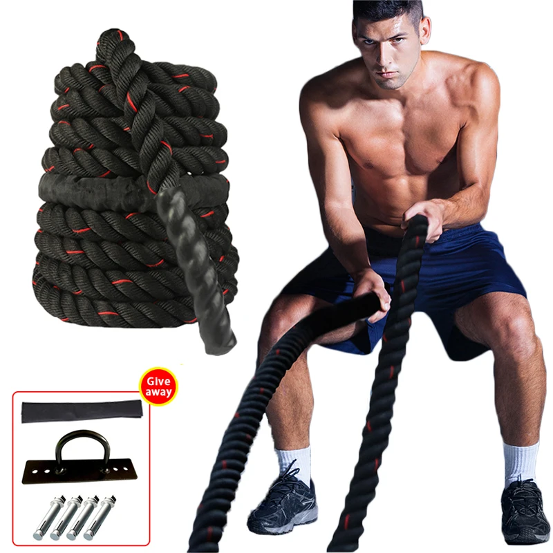 Uitstroom Lotsbestemming Aan boord Gewogen Jump Rope Crossfit Workout Touwen Zware Battle Touw Power  Verbeteren Snelheid Strenght Training Fitness Thuis Gym  Apparatuur|Springtouwen| - AliExpress