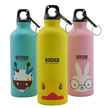 

500ml Stainless Steel Bottle Animal Portable Outdoor Sports Cycling Camping Bicycle School Kids Water Vacuum Bottle High Quality