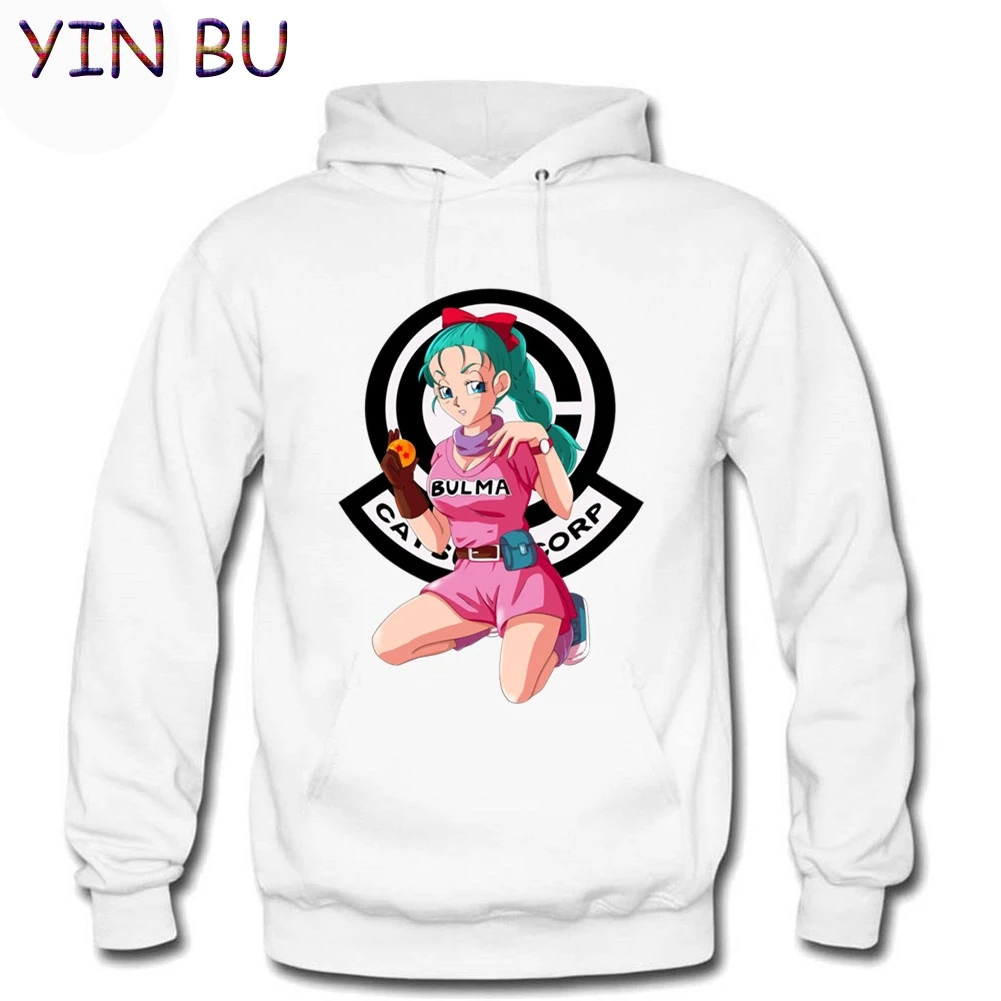 Для женщин мужчин аниме Dragon Ball Z сексуальная девушка Bulma купе толстовки Толстовка