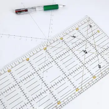 

15x60cm Patchwork Ruler DIY Transparent Acrylic Cloth Rulers Handmade Quilting Ruler Seam Sewing Patchwork Drawing Rulers