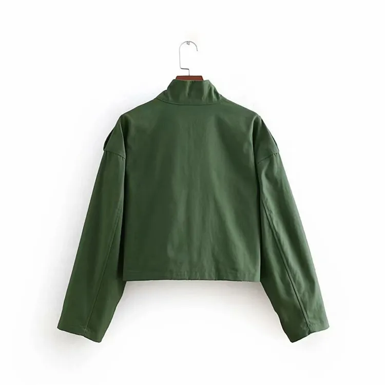 

Z2019 Europe And America Spring New Style WOMEN'S Dress Pocket-Accent Short Jacket 8574/025 8574025