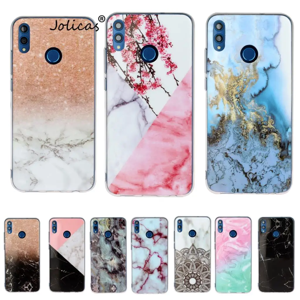 Kantong untuk Huawei Y6 2019 Baru Lembut Silikon Kasus Huawei Armor Kehormatan 8A Y6 Prime 2019 8X Y7 Y5P 8S Y5 8C Y7P Y6P Carcaso