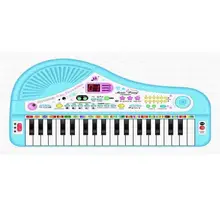 Детская многофункциональная электронная клавиатура обучающая электронная клавиатура 37 ключ цветная электронная клавиатура с USB Interfac