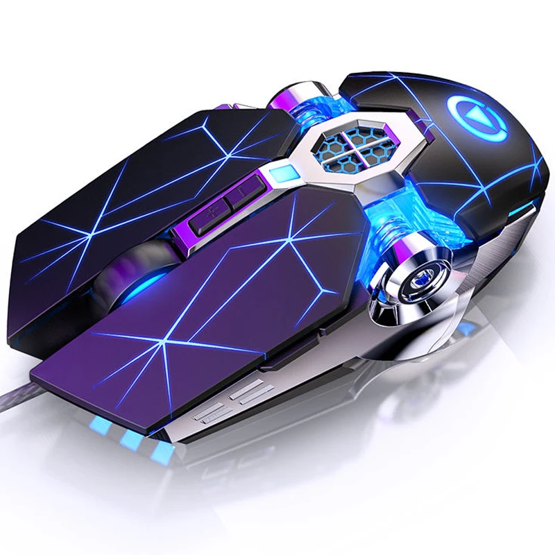 Pro Gaming Mouse Mause 7 Button DPI Adjustable Computer Optical LED Game Mice USB Wired