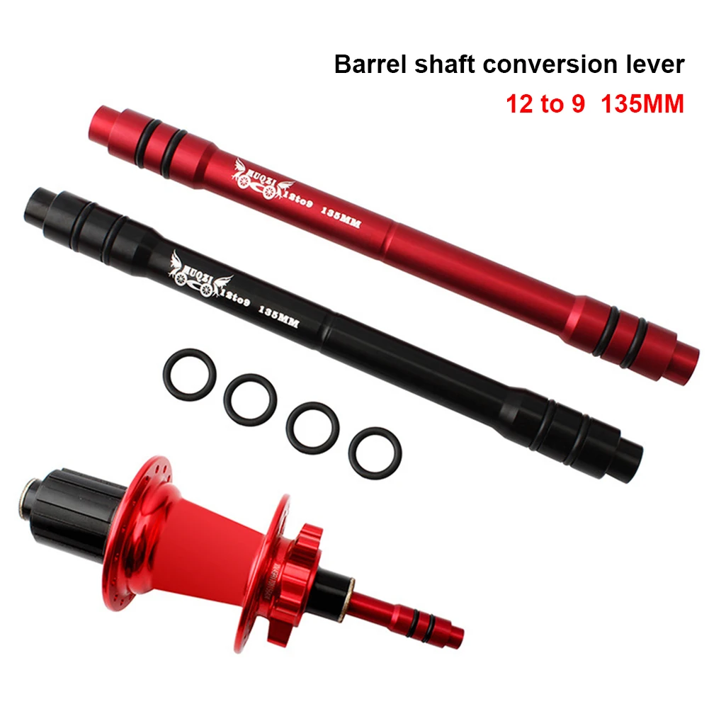 MTB Bike Rear Hubs Axis Conversion Seat 12mm To 9mm Thru Axle Hub