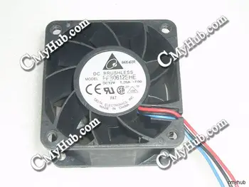 

For DELTA ELECTRONICS FFB0612EHE F00 DC12V 1.20A 6038 6CM 60mm 60x60x38mm 3pin Cooling Fan