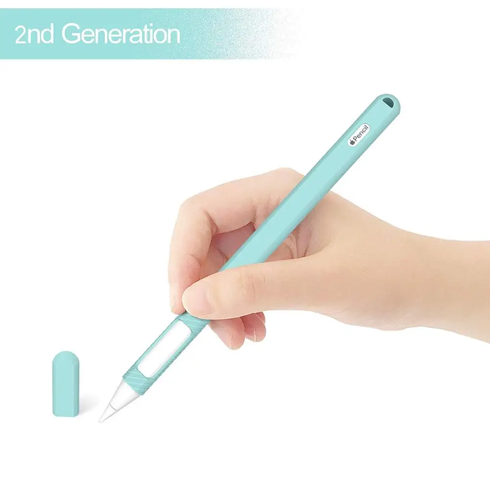 mint Мягкий силиконовый чехол для Apple Pencil 2-го поколения для iPad Pencil 2 для Ipad air 10,5 - Цвета: mint