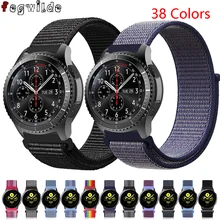 Ремешок для samsung gear s3 frontier amazfit bip huawei watch gt 2 ремешок 20 мм 22 мм ремешок для часов нейлоновый ремешок для часов galaxy watch 46 мм