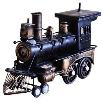 

Classic Stream Locomotive Model Music Box Retro Manual Music Box Gifts