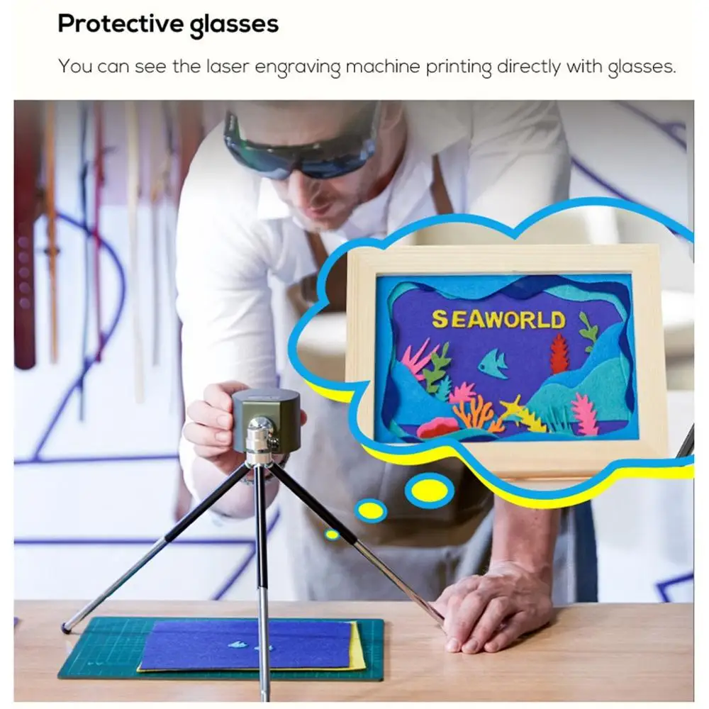 

Standard Models 3D Printer Laser Engraver Portable Mini Laser Engraving Machine Pecker Desktop Etcher Cutter Wood Router Machine