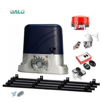 

Gear Rack Driven Sliding Gate Opener for House Gates Popular home door opener Closer with Automatic closing system Nylon rails