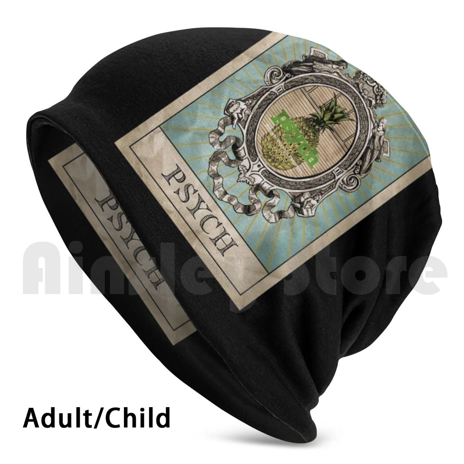 Psych Tarot Card Beanies Knit Hat Hip Hop Psych Shawn Spencer Burton Guster  Gus Carlton Lassiter Juliet O Hara|Men's Skullies & Beanies| - AliExpress