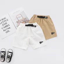 Стиль; сезон лето; модная детская одежда в Корейском стиле для мальчиков; Детские Модные шорты из чистого хлопка; INS поставка товаров