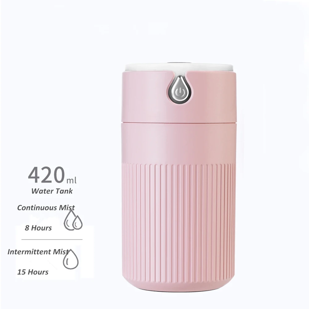 420ml Cool Leaf Air Humidifier USB Essential Oil Diffuser For Home Office Aromatherapy Humidificado