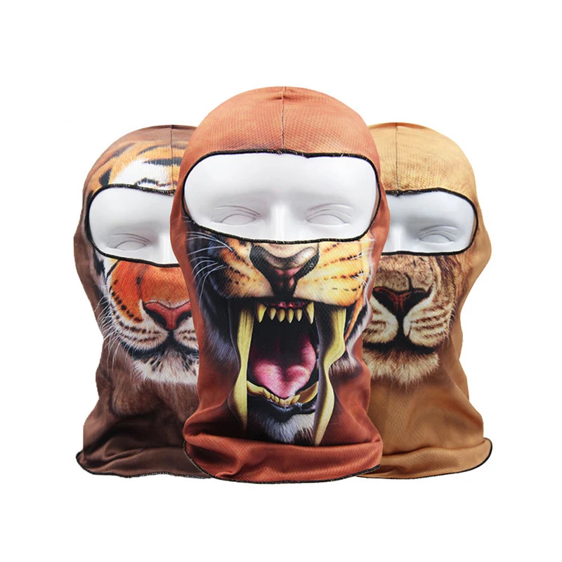 

Christmas Hot Sale 3D Animal Full Face Mask Motorcycle Skiing Cycling Balaclava Cap Party Halloween Decorative Sport Hats