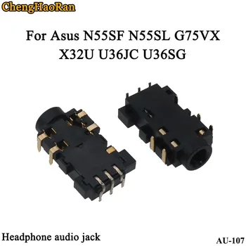 

ChengHaoRan 2pcs/lot 3.5mm Audio Jack Port for Asus N55SF N55SL G75VX X32U U36JC U36SG Headphone Microphone Socket Connector