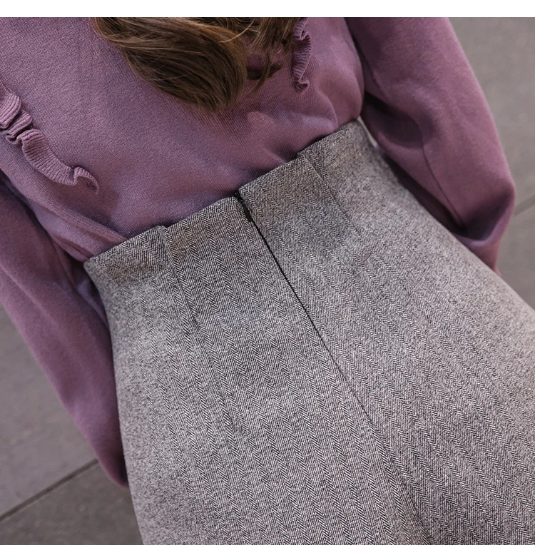 Корейский гофрированный с высокой талией шерстяные женские шорты 2019 осень зима новые с рюшами галстук-бабочка элегантные женские шорты