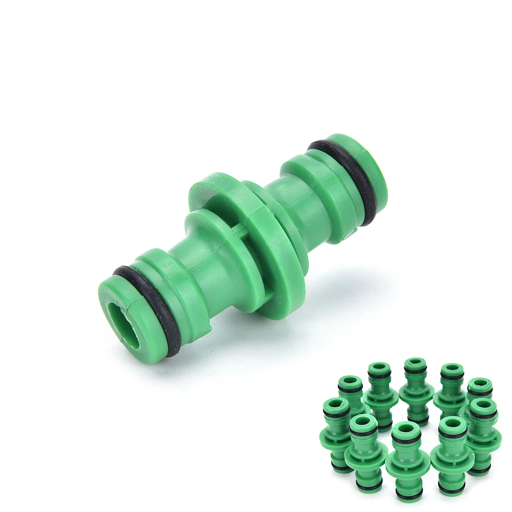 

1 PCS 2 Way Garden Hose Pipe Water Connector Joiner Fix 1/2" Coupler Plastic