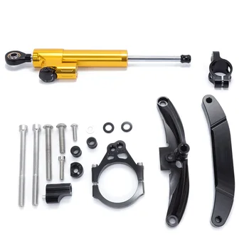 

Motorcycle Adjustable Steering Stabilizer Damper Mounting Bracket Kit Support For YAMAHA FZ1 FZ-1 FZ 1 2006-2015