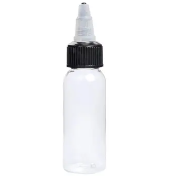 

Tattoo ink Bottle 12/30Pcs 30ml Empty Pigment Container Bottles Nozzle Squeeze Transparent Bottle For Tattoos makeup accessorios