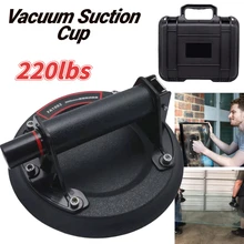 Ventouse sous vide 220kg avec poignée en cuivre, levage manuel robuste pour carreaux de granit et verre