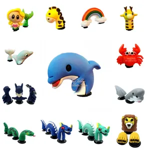 1 комплект крутых 3D ПВХ туфель шармов грагон змея ботинок Бэтмен аксессуары Акула Дельфин Русалка КРОК талисманы JIBZ очки-детский подарок на Рождество - изображение