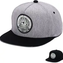 1 шт., 2 цвета, унисекс, бейсбольная кепка с подсветкой для глаз, Snapback, модная бейсболка, регулируемая Женская и Мужская шапки в стиле хип-хоп, крутая Солнцезащитная шляпа