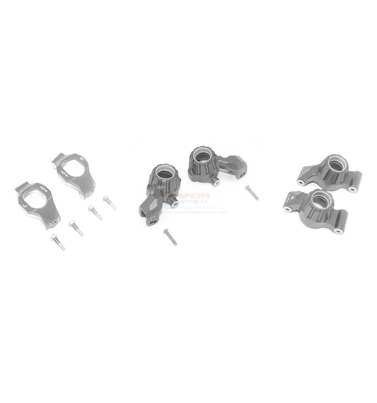 GPM TRAXXAS 1/10 MAXX монстр алюминиевое переднее C сиденье + Переднее рулевое колесо