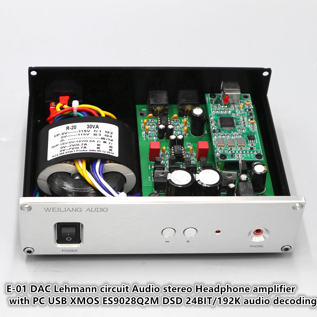 E-01 Lehmann circuit Audio stereo Headphone